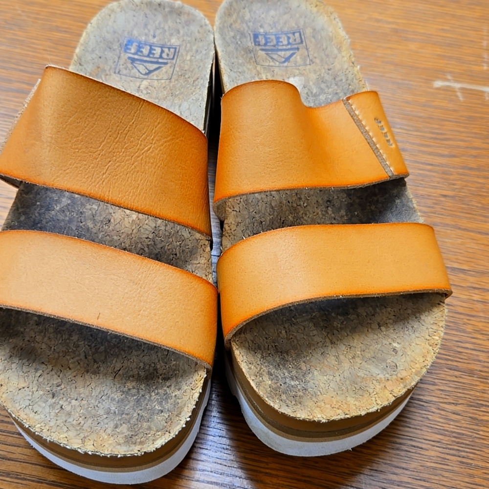 Reef Women's Cushion Hi Sandal Slide White Size 6